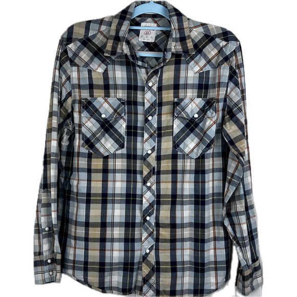Fossil Tops - Fossil shirt women’s pearl snap, size medium, long sleeve. Vintage fit.
